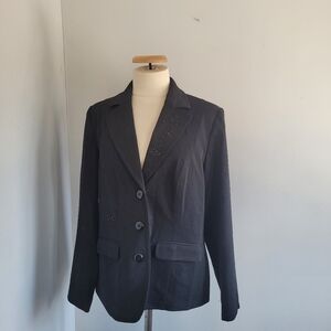 Emotions Women's Black Blazer Size 13